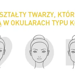 Oprawki kocie oczy - poznaj zasady doboru do kształtu Twojej twarzy