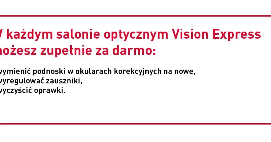 Czy w Vision Express naprawiają okulary? Sprawdź szczegóły serwisu